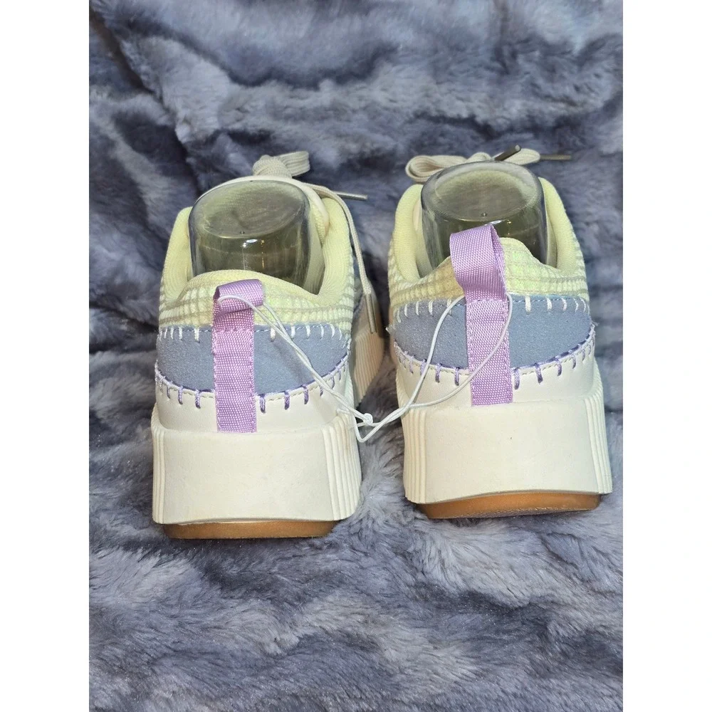 NWT‎ Nicole Miller New York Brita Sneakers Platform Pastel Shoes Women 8.5